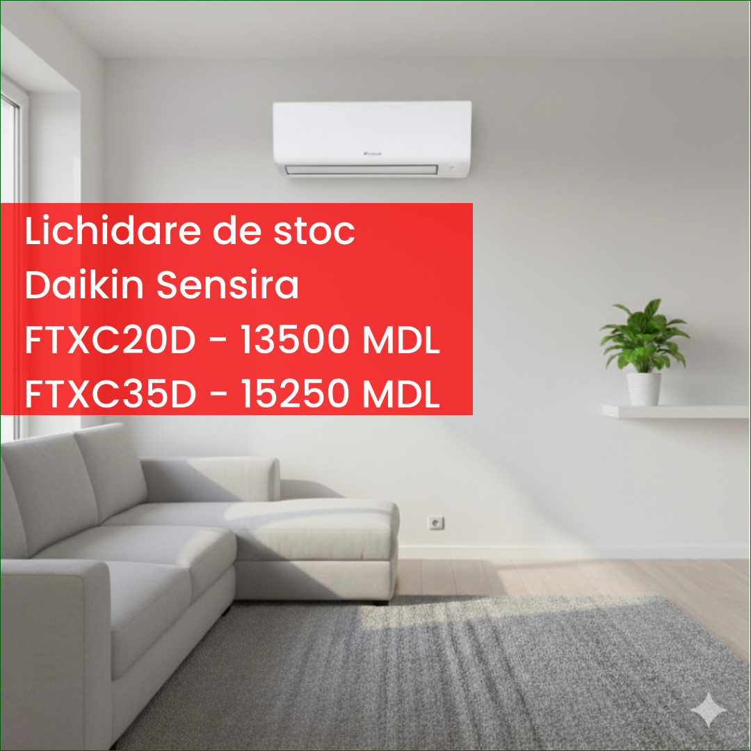 Lichidare de stock Daikin FTXC20D si FTXC35D
